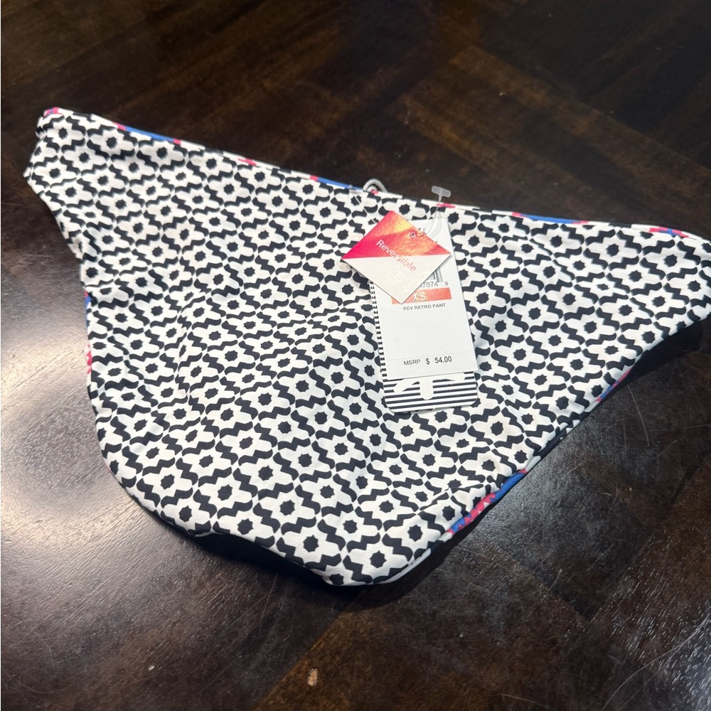 Splendid Reversible Retro Colorful Geometric Bikini Bottom - Picture 8 of 9